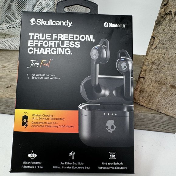 Skullcandy Indy Fuel Wireless Earbuds  Bluetooth Like New - Picture 2 of 6